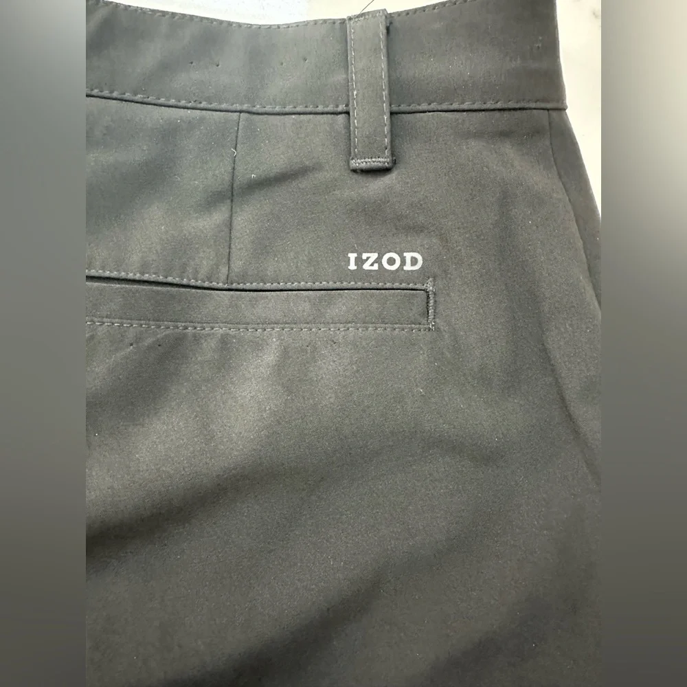 Izod Men's Dark Gray Dress Pants